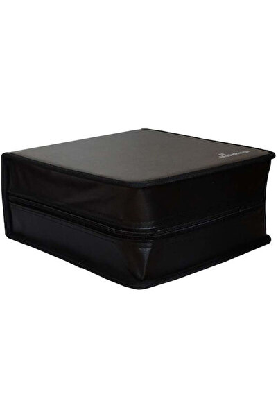 MediaRange Φορητή Θήκη CD & DVD BOX95 Συνθετικό Δέρμα Μαύρο 400 Θέσεις