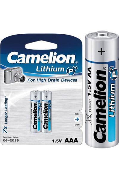 CAMELİON P7 Μπαταρία Λιθίου AAA 1.5V 2 τεμάχια