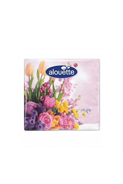 alouette Bahar Kokteyl Peçete 26 Çiçek Buketi 20'li