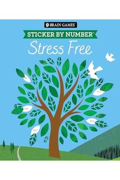 Publications International, Ltd. Brain Games Sticker By Number Stress Free 2 ...