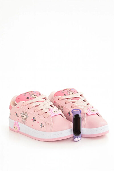 minibonito Pantofi sport albi cu imprimeu cu personaje pentru copii, unisex (...