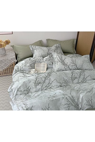 CHIRASO Set Lenjerie pat LUX CHIRASO, 7 piese Cearceaf 220x240 și Elastic 180...