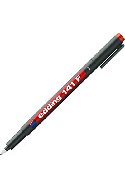 Edding 141F Μαρκαδόρος διαφάνειας 0.6mm Κόκκινο