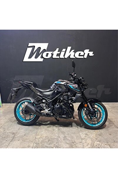 Motiker Beyaz Yamaha MT25 Takım Jant Sticker Etiket