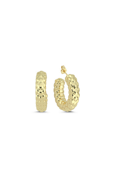 Merano Design Rough Gold Küpe