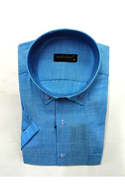 nightblack Cotton Comfortable Regular Fit Single Pocket Short Sleeve Men's Shirt