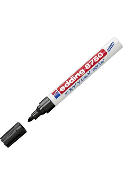 Edding 8750 Βιομηχανικός Μόνιμος Μαρκαδόρος 4mm Μαύρο