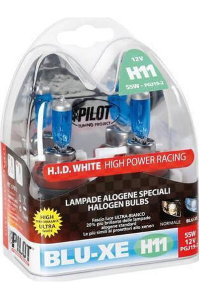 Lampa Λάμπες Αυτοκινήτου Blu-Xe H11 Αλογόνου 4500K Λευκό 12V 55W 2 τεμάχια