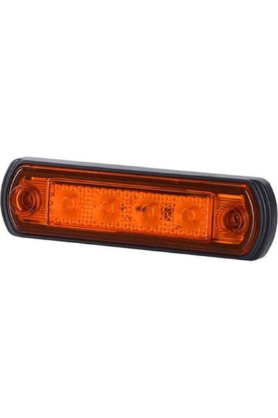 M-TECH Φώτα οροφής φορτηγού 1 τεμάχιο 12 / 24V - Κόκκινο WMLHOR676