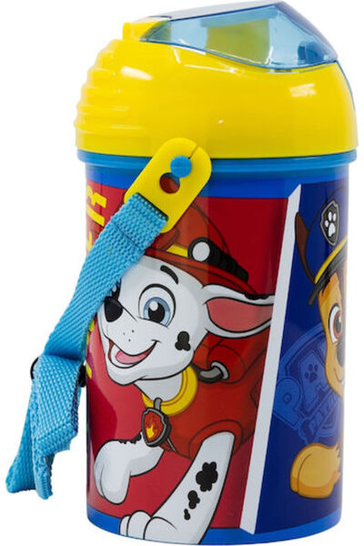 Stor Παιδικό Πλαστικό Μπουκάλι Νερού Paw Patrol με Αναδυόμενο Καπάκι 450ml Κω...