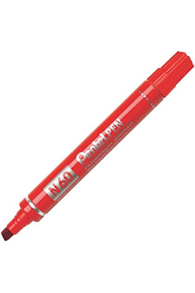 Pentel N60 Μαρκαδόρος Μόνιμης Γραφής Κόκκινος