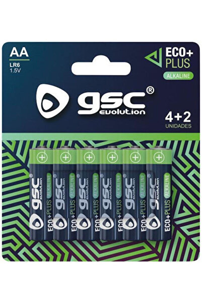 GSC Game World Αλκαλικές Μπαταρίες AA 1.5V 6 τεμάχια