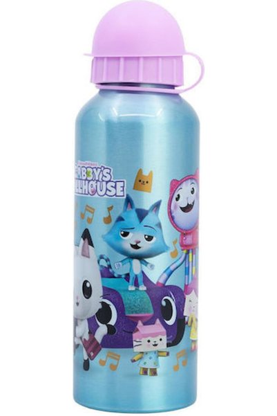 Stor Παιδικό Παγούρι Νερού Gabby Dollhouse Αλουμινίου 530ml (Διάφορα Σχέδια/Χ...
