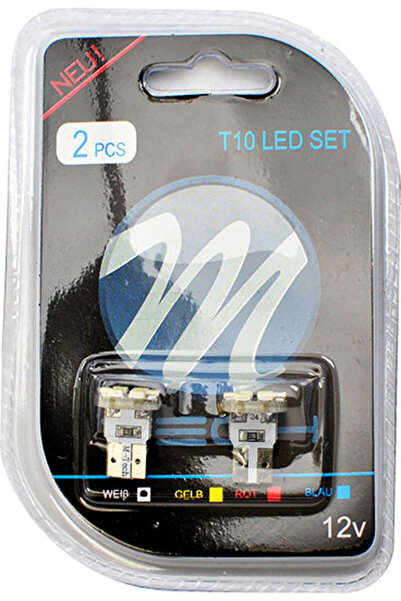 M-TECH Λάμπες Αυτοκινήτου & Μοτοσικλέτας W5W Canbus LED 12V 0.64W 2 τεμάχια
