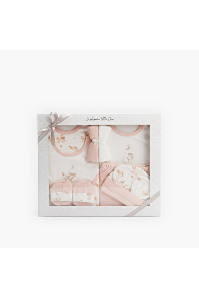 Juniors Set of 9 Clothing Gift Set with Bunny Print