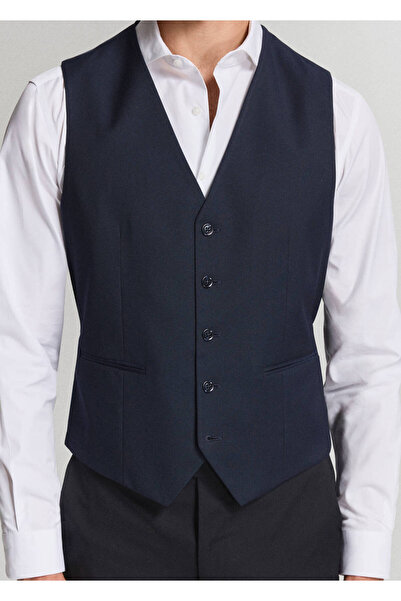 MANGO Man Milano slim fit kumaş yelek