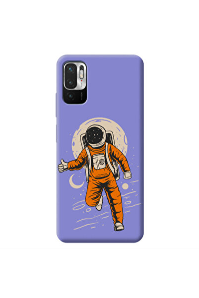 Other Xiaomi Redmi Note 10 Pro 5G Hitchhike Purple Colored Silicone TPU Θήκη