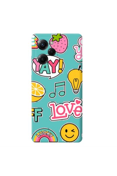 Other Xiaomi Poco X5 Pro Cute desing Turquoise Colored Silicone TPU Θήκη
