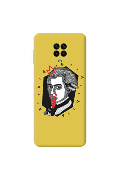 Other Xiaomi Redmi Note 9 Pro Bearded Yellow Colored Silicone TPU Θήκη