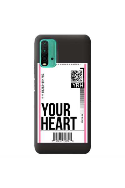 Other Xiaomi Poco M3 Your Heart YRH Black Colored Silicone TPU Θήκη