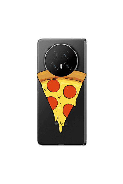 Other Honor Magic V5 Pizza Slice Transparent Silicone TPU Θήκη