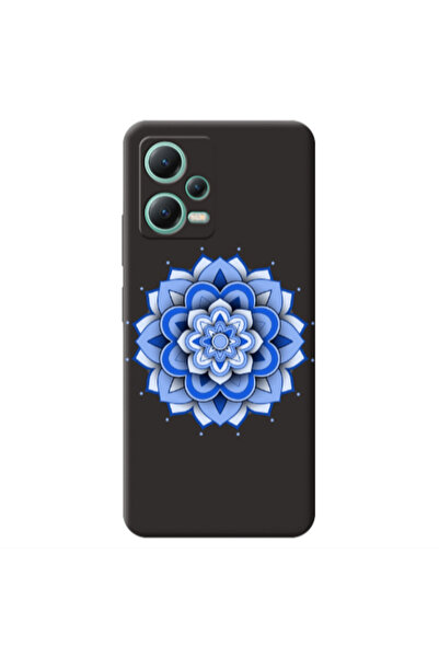 Other Xiaomi Redmi Note 12 Pro 5G Manadala D9 Black Colored Silicone TPU Θήκη