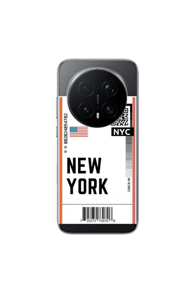 Other Honor Magic 8 Lite Pro New York NYC Transparent Silicone TPU Θήκη