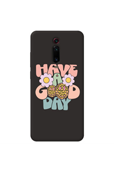 Other Xiaomi Mi 9T Pro Have A Good day Black Colored Silicone TPU Θήκη