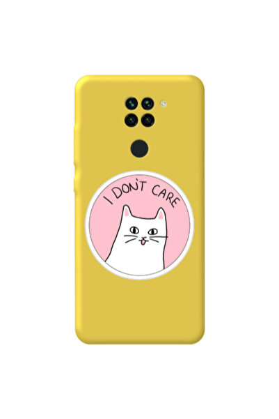 Other Xiaomi Redmi Note 9 I dont Care Yellow Colored Silicone TPU Θήκη