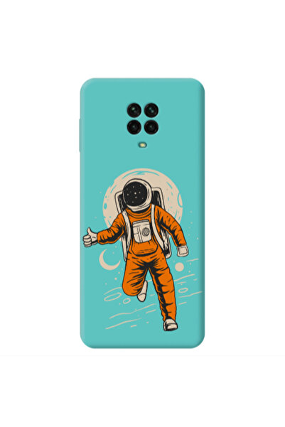 Other Xiaomi Redmi Note 9 Pro Hitchhike Turquoise Colored Silicone TPU Θήκη