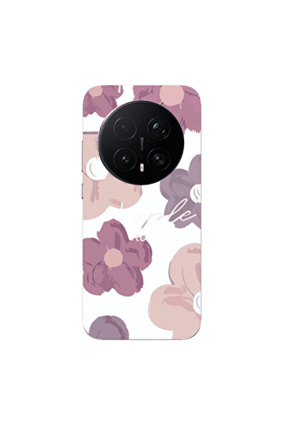 Other Honor Magic 8 Lite Pro Flowers 2 Transparent Silicone TPU Θήκη