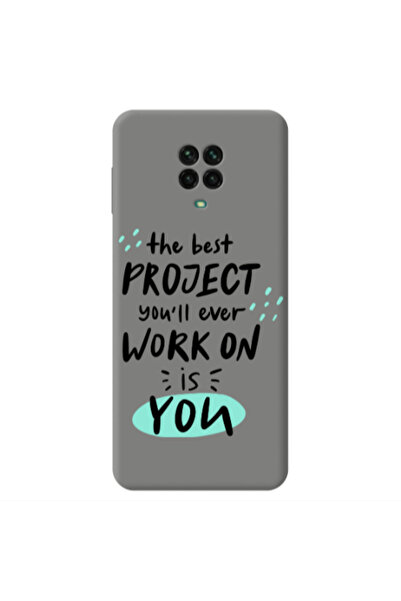 Other Xiaomi Redmi Note 9 Pro The Best Project Grey Colored Silicone TPU Θήκη