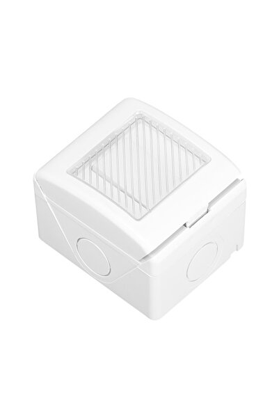 OEM Întrerupător dublu Total Green IP55, montaj aplicat, alb