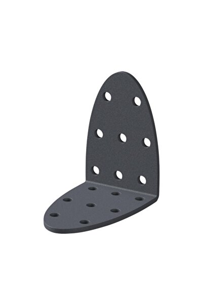 OEM Colțar de legătură Alberts Ovado 60x60x40x2,5 mm, oțel zincat negru