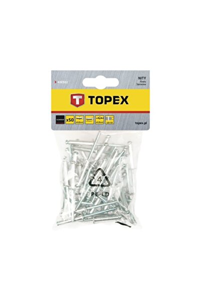 OEM Πριτσίνια Pop Topex Ø4.8x10 mm αλουμίνιο/ατσάλι, συσκευασία 50 τεμαχίων