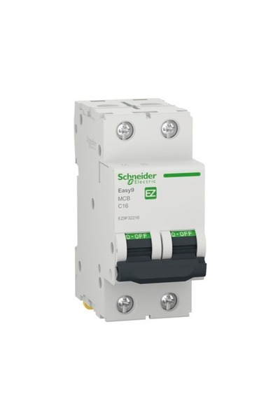 OEM Disjunctor electric modular Schneider Easy9 2P 16A 4,5kA, curba C