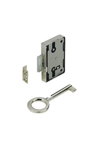 OEM Încuietoare aplicată mobilier Hettich 60x48 mm, 1 cheie, nichelată