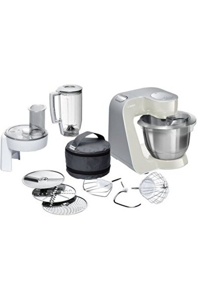 Bosch MUM 58L20, 1000 W, 7 speeds, 3.9 l, Cream