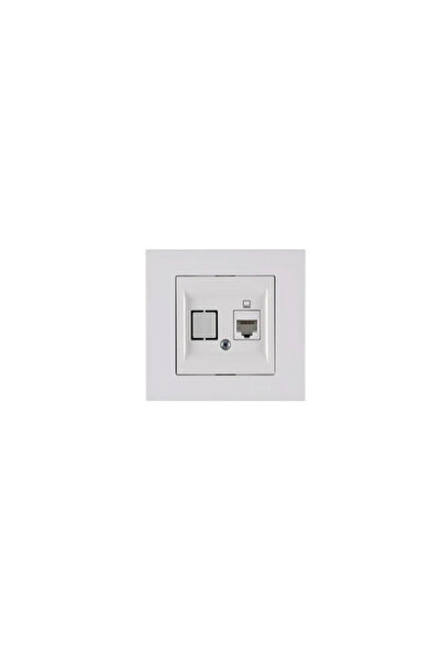 OEM Priză date simplă Arvia Electric Karen CAT6, alb