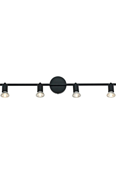 OEM Spoturi aplicate GU10 max. 4x7W, negru mat