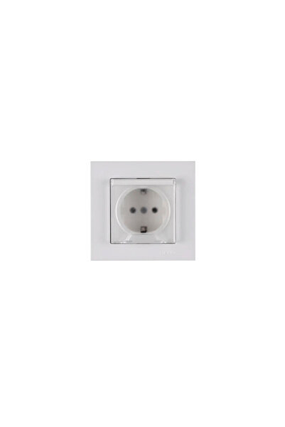 OEM Arvia Electric Karen μονή πρίζα με γείωση, προστατευτικό κάλυμμα, λευκό
