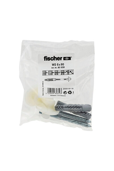 OEM Set pentru montaj lavoare Fischer WD Ø10mm, filet metric M8, 2 piese