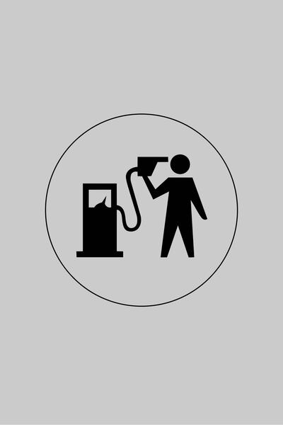 Yalıgraf Reklam Tabela Fuel Tank Cover Auto Sticker Car Sticker Sticking Labe...