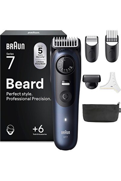 Braun Group Braun BT7520 Series 7 Electric Beard Trimmer for Men with 6 Acces...