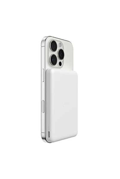 Belkin BPD010HQWH BoostCharge 5.000 mAh MagSafe Uyumlu 15W Kablosuz Slim Powe...
