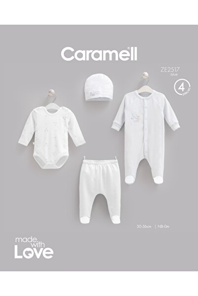 Caramell طقم بدلة تيدي بير مكون من 4 قطع ZE2517