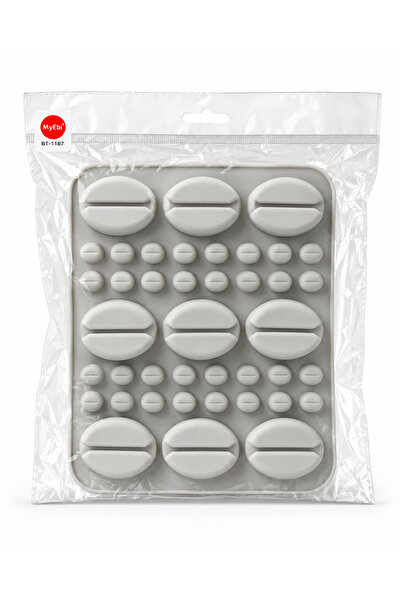 Adana Pasta Malzemeleri Bt-1187 Coffee Bean Silicone Mold 5 cm X 3 cm and 1.5...