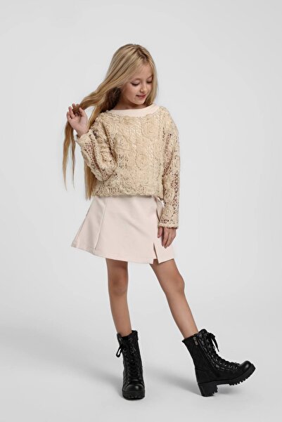 HAUSEkids 5-14 Years Old Vesper Rose Girls' 3-Piece Set-Beige