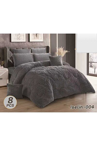 BIET ALMAFROSHAT Super High-End Soft Long Hair Fur Quilt Set, Wool Fur Bedspr...