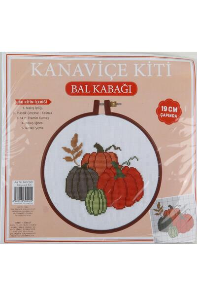 Hello Craft Tuva Cross Stitch Kit Honey Pumpkin Model